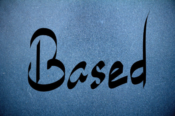 Based: A Joyful Display Font for Editorial Design