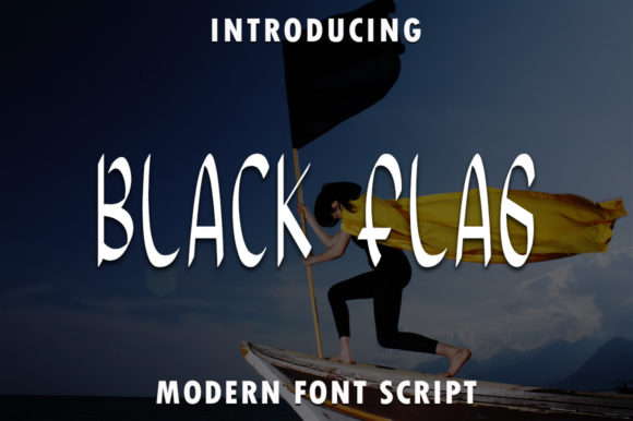 Black Flag Font for Professional Branding and Creative Projects