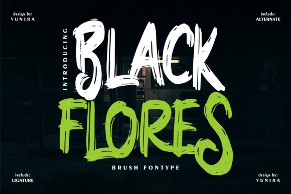 Black Flores Font Review and Download Guide