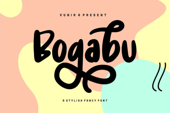 Bogabu: A Trendy Display Font for Modern Editorial Design