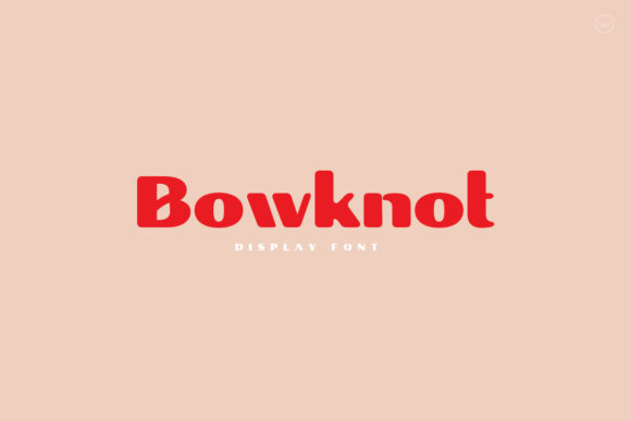 Bowknot: A Modern Display Font for Professional Branding