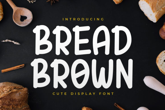 Bread Brown Display Font for Web Design