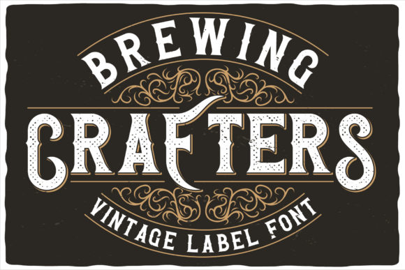 Brewing Crafters Font for Bold Brand Statements