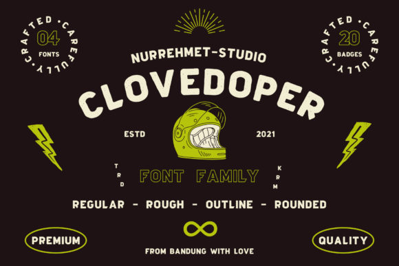 Clovedoper: A Modern Display Font for Bold Branding