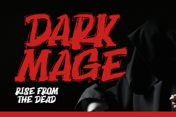 Dark Mage Font for Crafty Creations and Spooky Designs