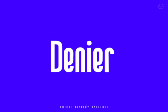 Denier Font: A Modern Display Typeface for Designers