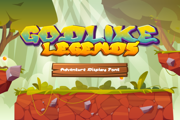 Godlike Legends: A Playful Font for Business Branding