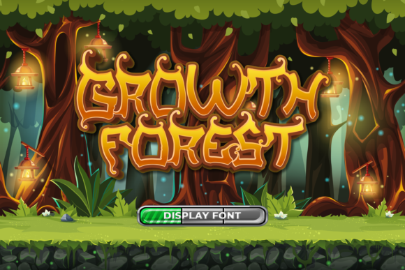 Growth Forest Font for Creative Makers and Handmade Shops