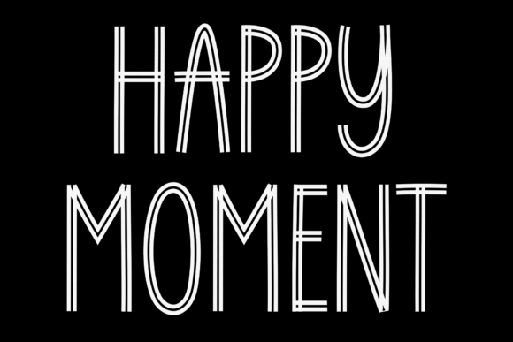 Happy Moment Font for Eye-Catching Design Projects