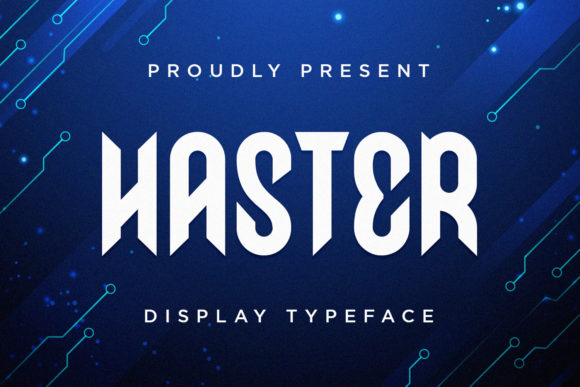 Haster: A Bold Display Font for Modern Editorial Design
