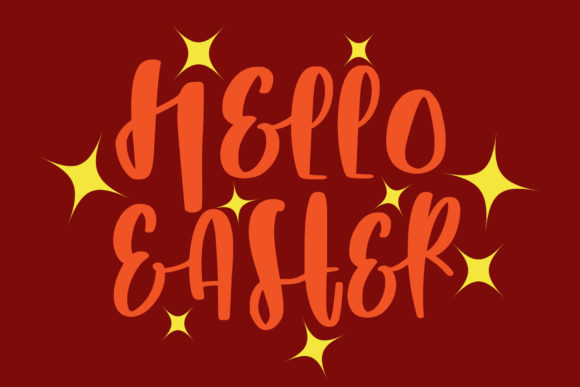 Hello Easter Font for Vibrant Campaign Designs