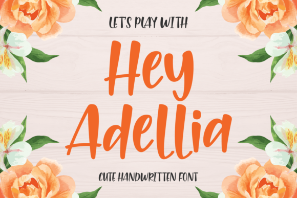 Hey Adellia: A Fresh Display Font for Vibrant Campaigns