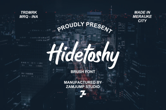 Hidetoshy Font for Handmade Creations and Commercial Designs