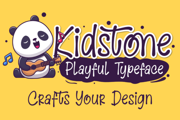 Kidstone Font for Playful Editorial Design