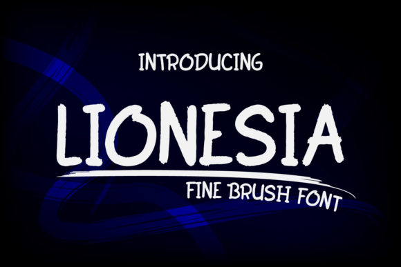 Lionesia – A Casual Display Font for Handmade Creations