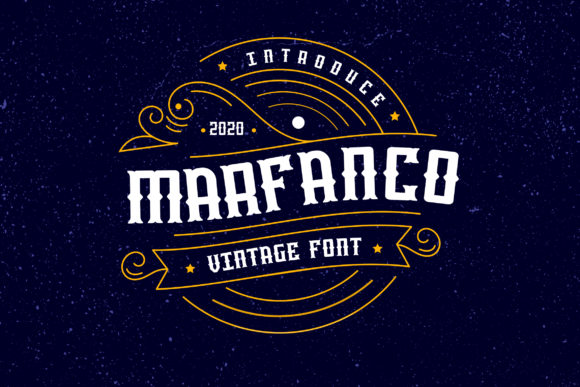 Marfanco: The Vintage Display Font That Elevates Campaigns