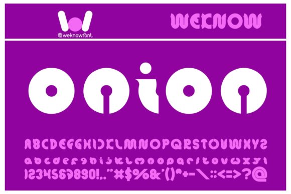Onion Rings Font for Professional Branding and Design