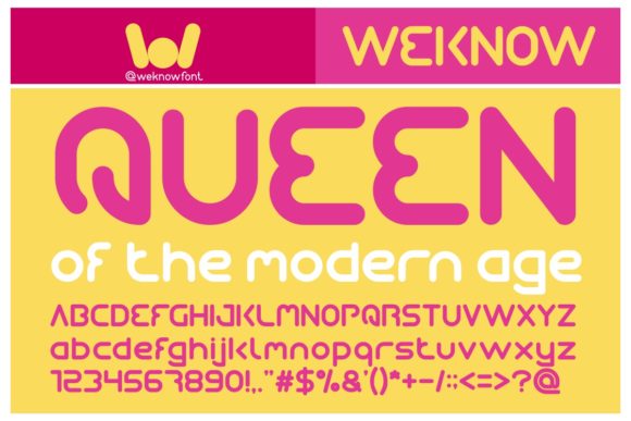 Queen of the Modern Age Font for Bold Digital Design