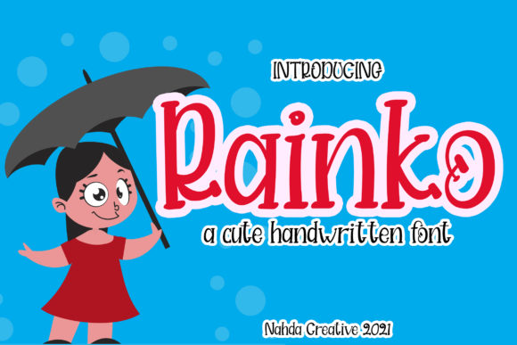 Rainko: A Sweet Display Font for Creative Branding Projects