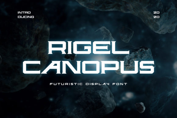Rigel Canopus Font for Handmade and Commercial Design