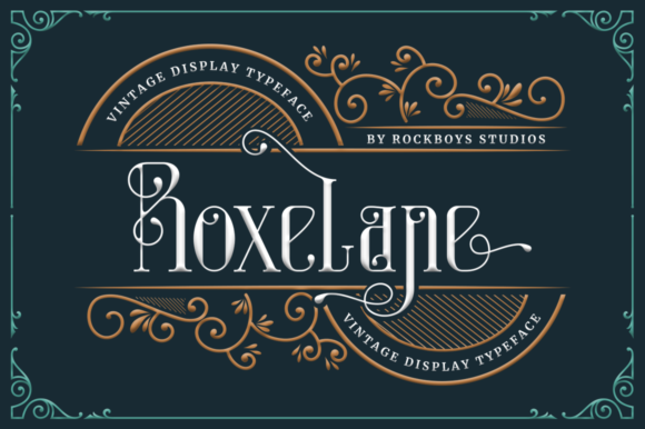 Roxelane: A Vintage Display Font for Modern Branding