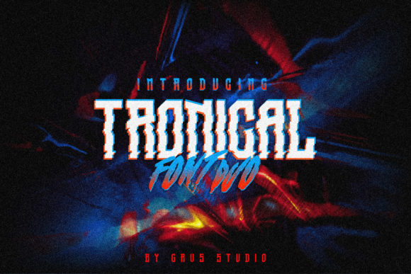 Tronical Font: A Bold Display Type for Impactful Design