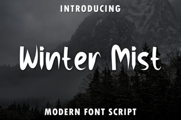 Winter Mist Font for Trendy Digital Campaigns