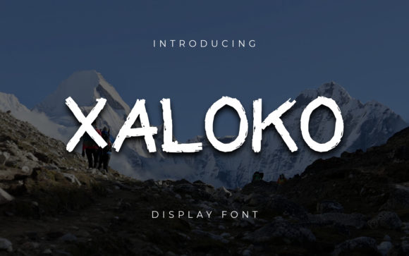 Xaloko Font Download: A Bold Display Typeface