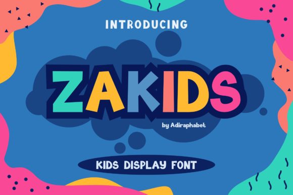 Zakids Font for Vibrant Branding and Creative Projects